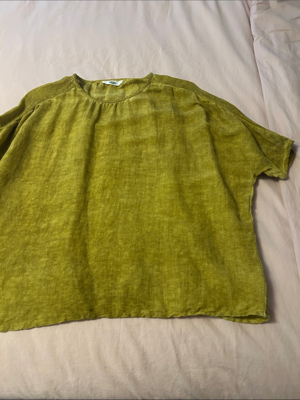 Women’s Olive Green Linen Top